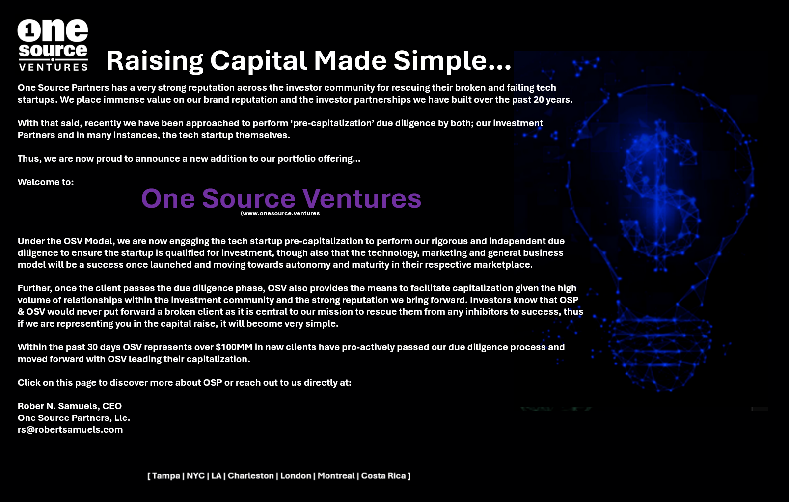 One Source Ventures